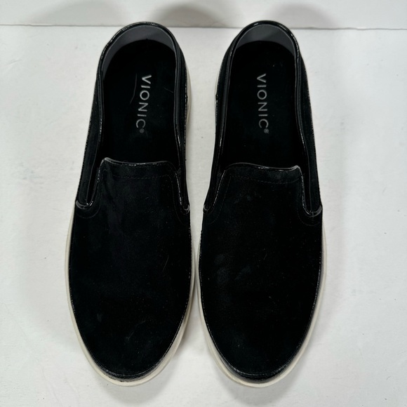 Vionic Effortless Black Nubuck Slip-On Shoes Women’s Size 8 - Picture 2 of 10